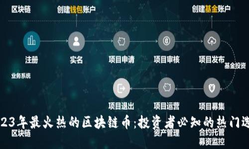 2023年最火热的区块链币：投资者必知的热门选项